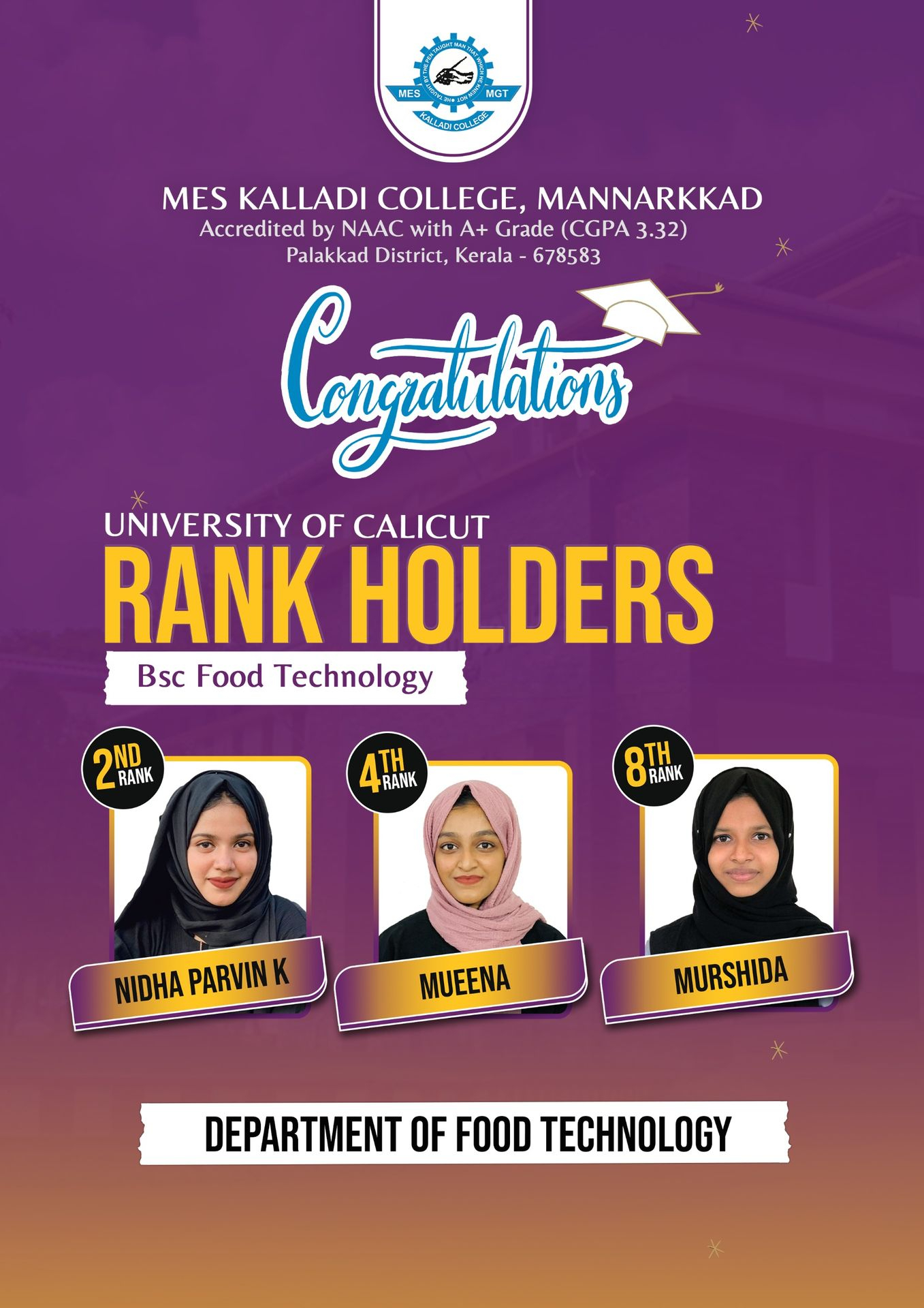 Rank Holders