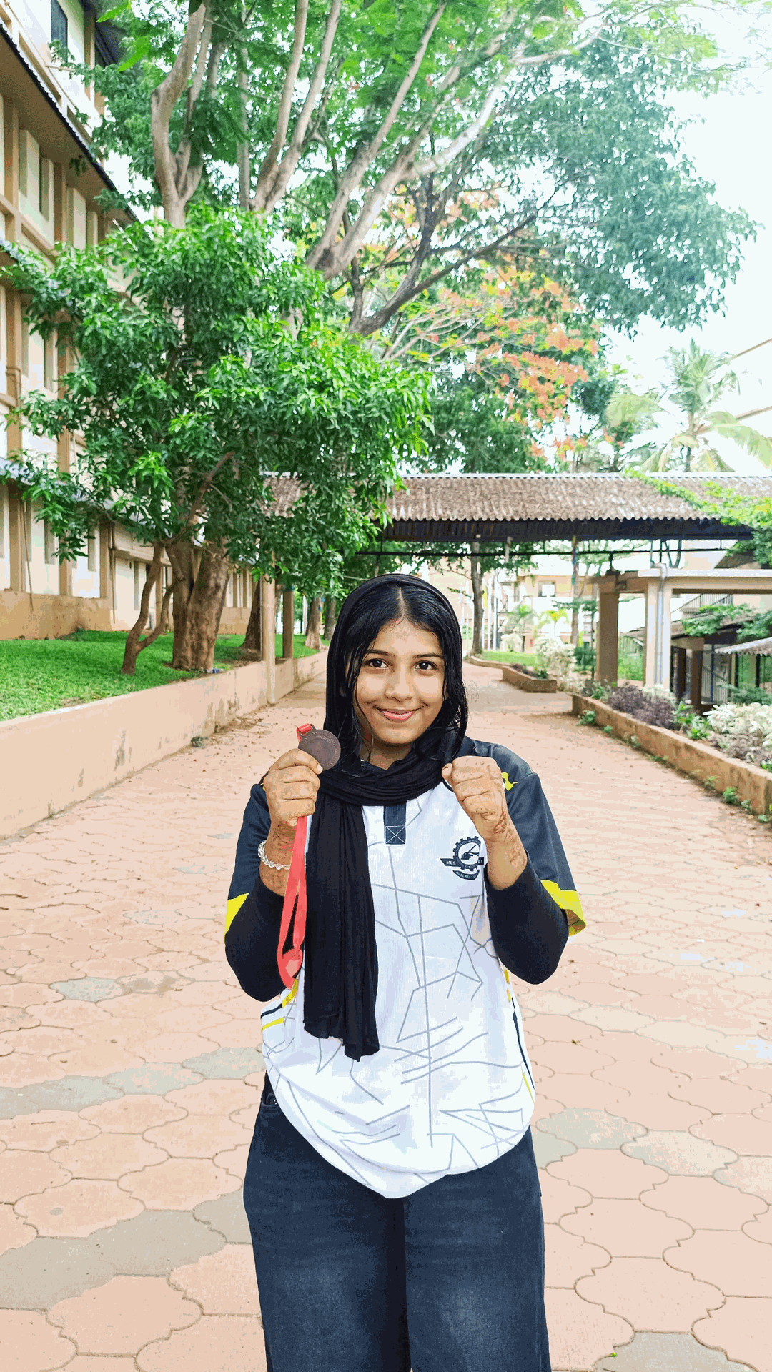 Bronze Medal in Calicut university Kick Boxing Championship in -70 KG Low Kick Category.