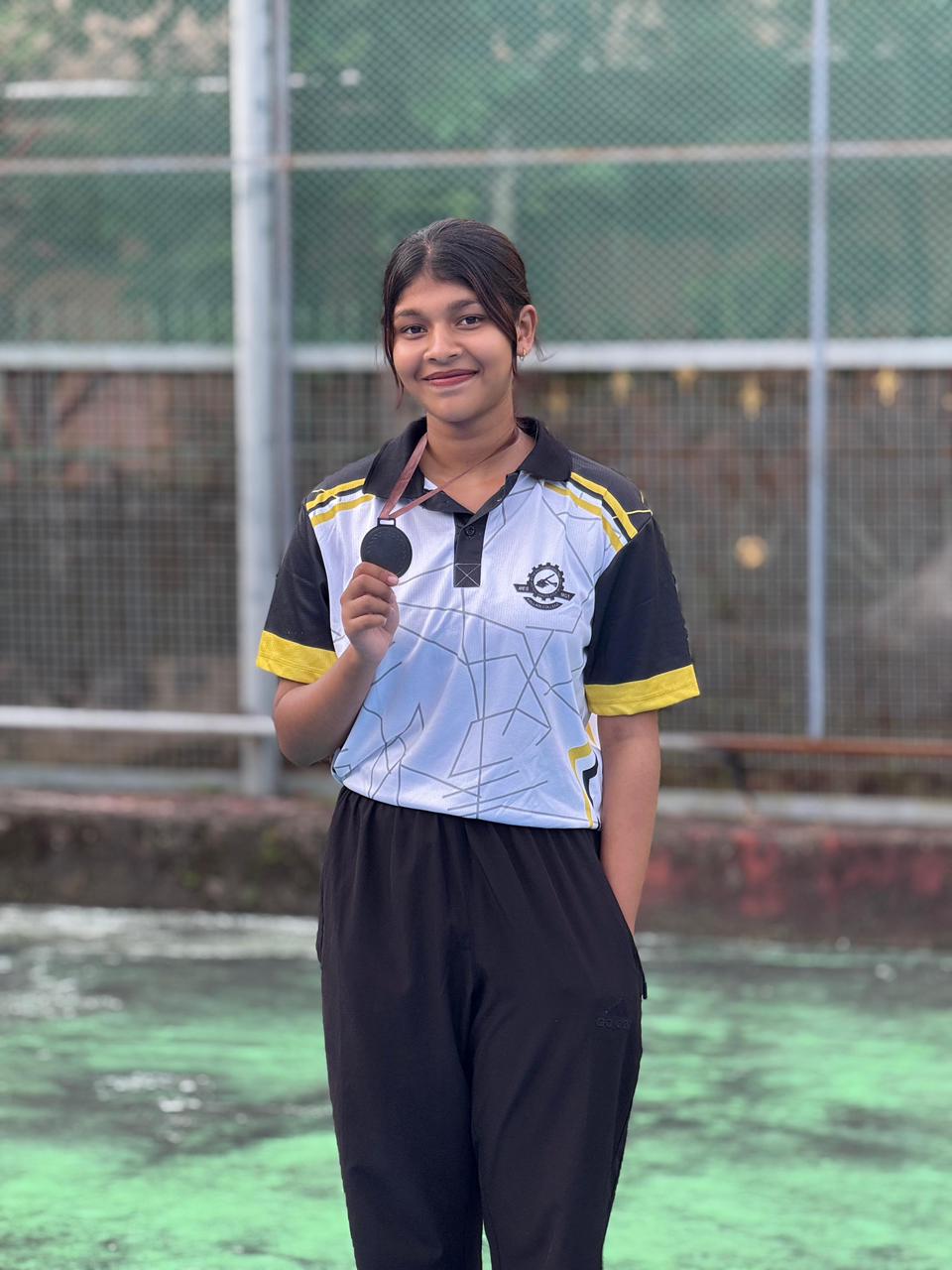 Anagha,Calicut University, Interzone Archery IndianI Bow IIIrd