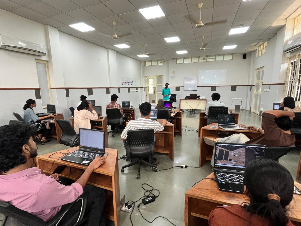 Animation Certificate Course at ASAP Center, Pandikkad, under the PM-USHA Scheme.