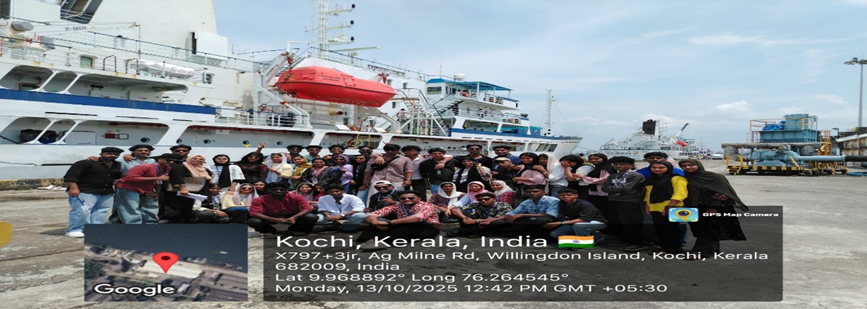 INDUSTRIAL VISIT TO COCHIN SEA PORT (ERNAKULAM WHARF & PORT CFS)