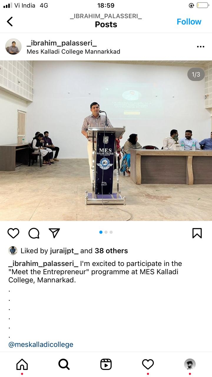 Entrepreneurial talk with Ibrahim Palissery , CEO Beauty Mark Gold.